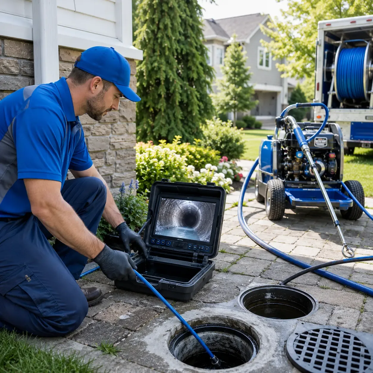 Outdoor drain cleaning professionals serving Hanover, MN